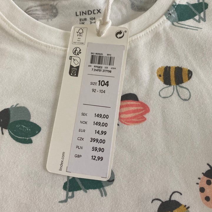 Lindex tričko elsa v.104, lindex,104 - 4 € od predávajúcej iwike3